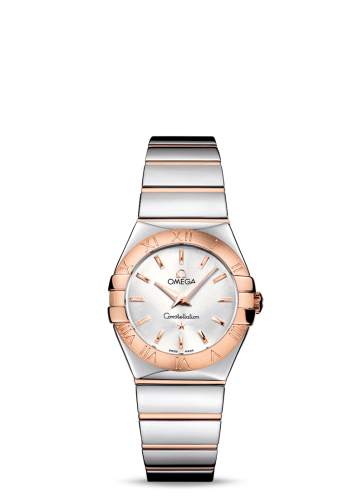 Omega Constellation Quartz 27 Polished Stainless Steel / Red Gold / Silver